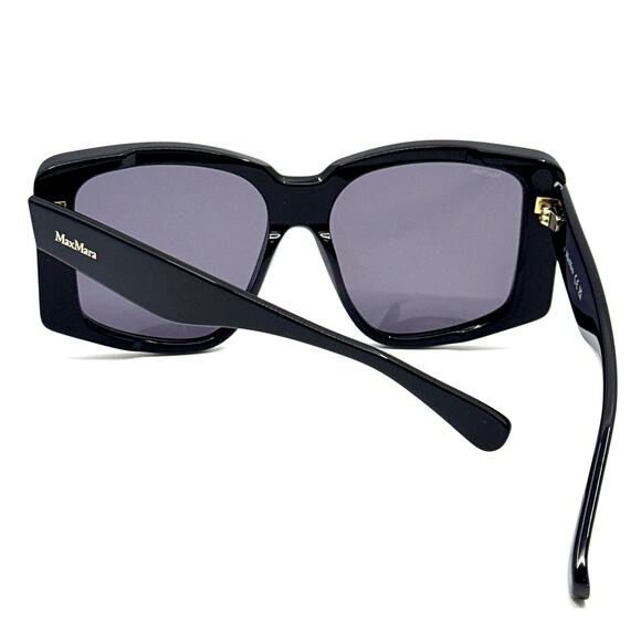 New, MAXMARA Sunglasses Glimpse6 MM0098 01A Authentic - Picture 11 of 13